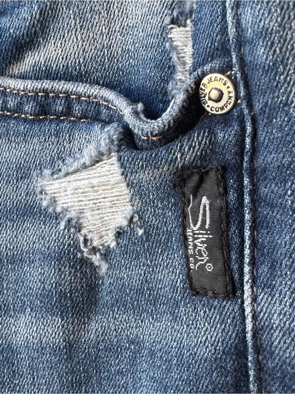 Silver Jeans most wanted straight denim jeans w25 L31 - Picture 4 of 7